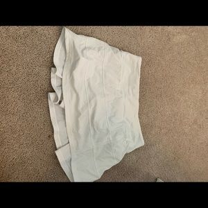 Lululemon white tennis skirt